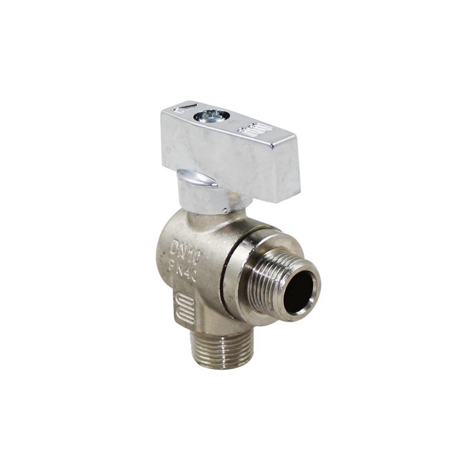 Rubinetto a squadro 3/8 M-M MTS570562 ricambio originale per caldaie Ariston MTS