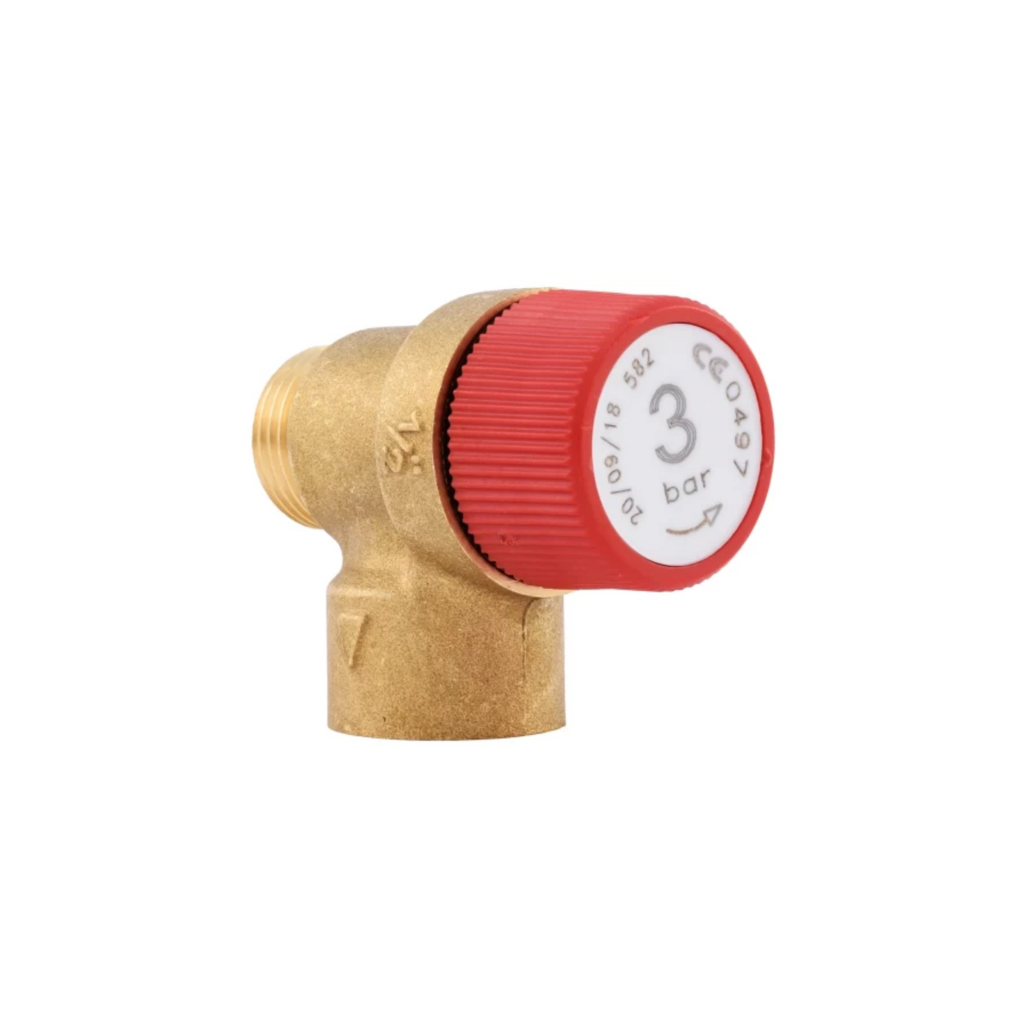 Valvola di sicurezza 3 bar 1/2' MTS573172 ricambio originale per caldaie Ariston MTS