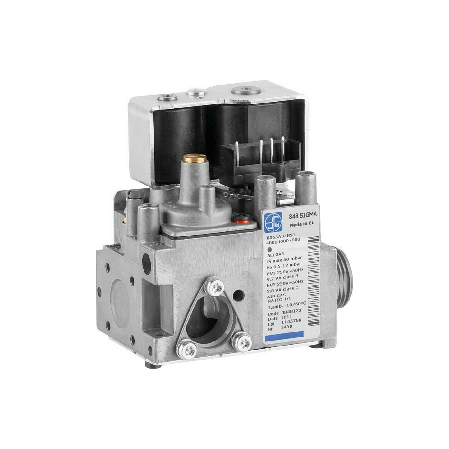 Valvola gas MTS60000537 ricambio originale per caldaie Ariston MTS