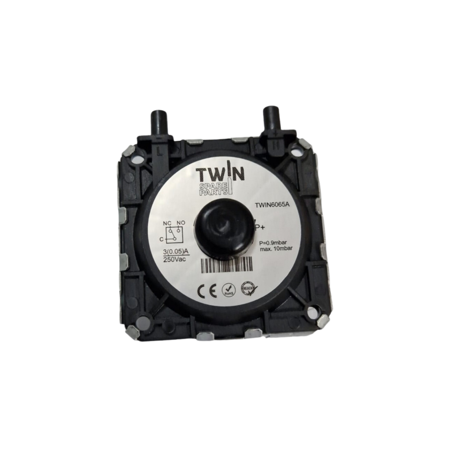 Pressostato aria tarabile on/off 0,4 mbar ricambio compatibile per caldaie