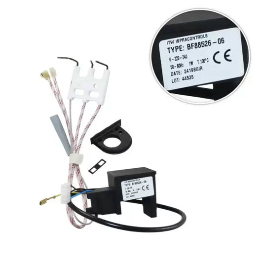 Accenditore NAC + elettrodo MTS65104653 ricambio originale per caldaie MTS