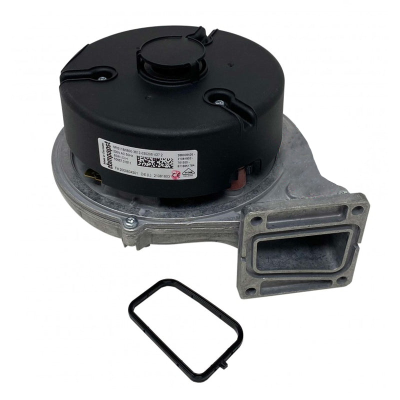 Ventilatore 87186517840 ricambio originale per caldaie Junkers Bosch