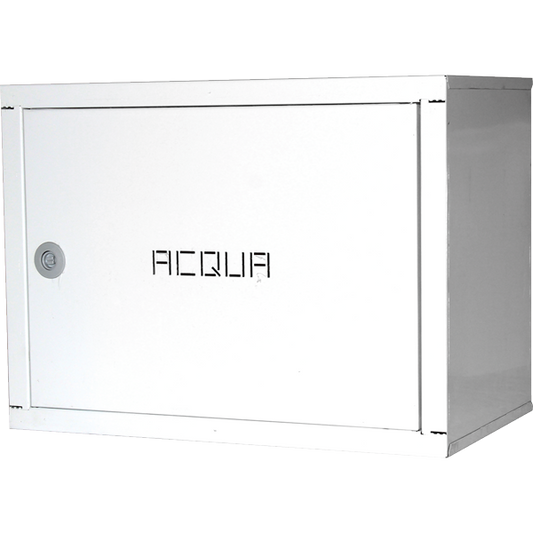 Cassetta per acqua in lamiera "Genia" preverniciata compatta con serratura e chiave