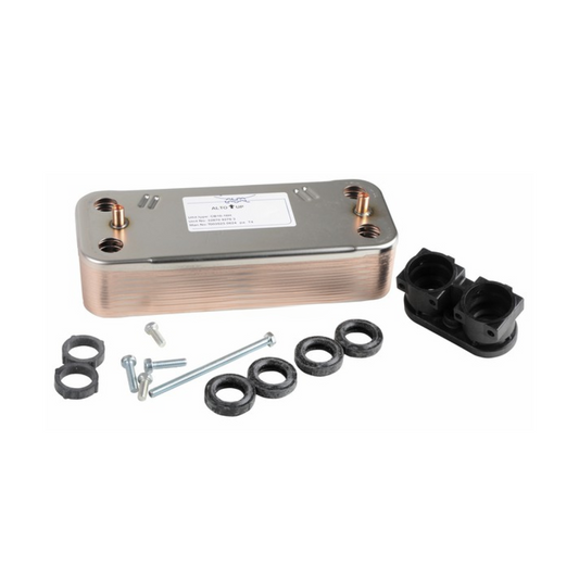 Scambiatore sanitario secondario MTS61302409-01 ricambio originale per caldaie Ariston MTS