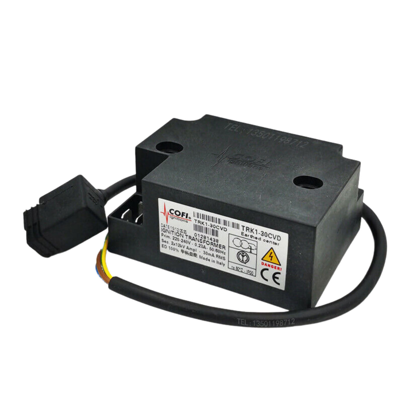 Trasformatore di accensione TRK130CVD ricambio compatibile per caldaie