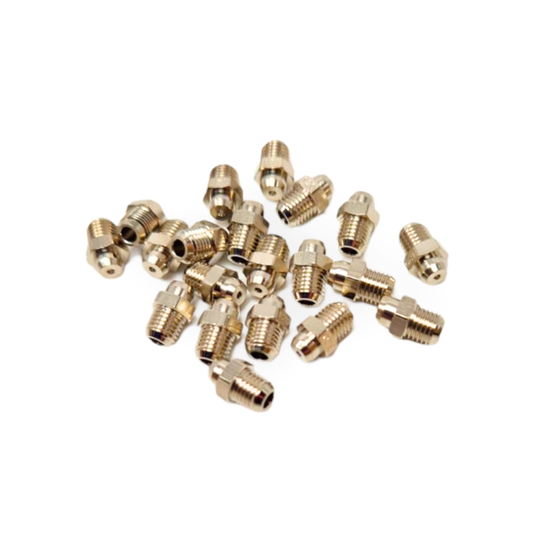 Kit trasformazione con 20 ugelli nichelati GPL 0.77 ricambio compatibile per caldaie Beretta