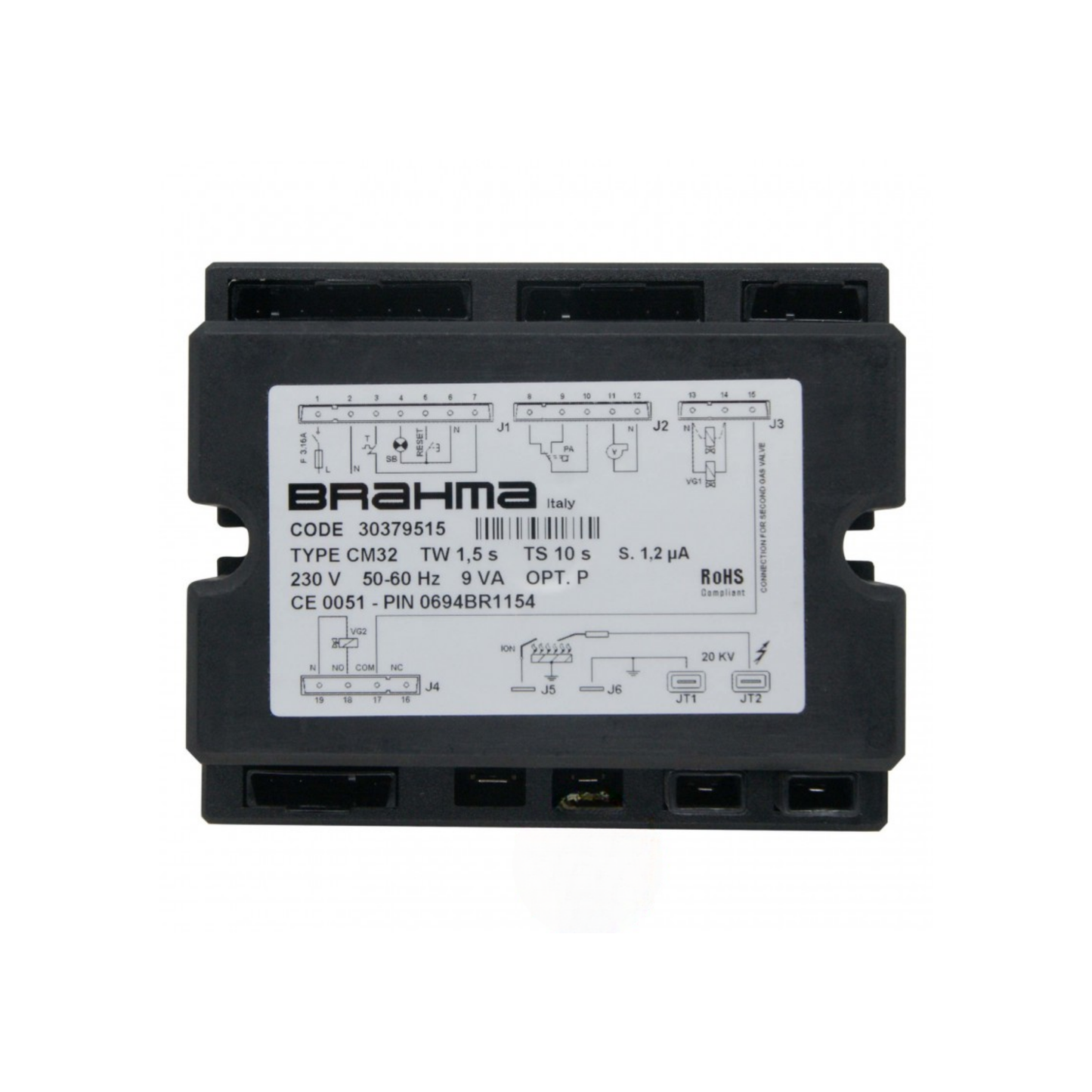 Quadro Brahma CM32 30379515 ricambio compatibile per caldaie Immergas Ariston