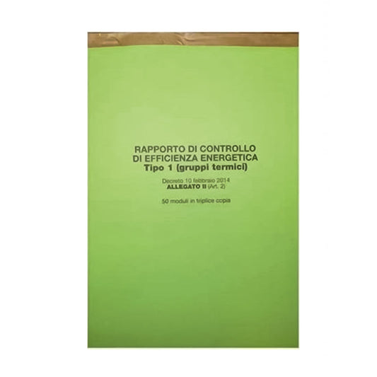 Rapporto di controllo di efficienza energ﻿etica 50 moduli in triplice copia