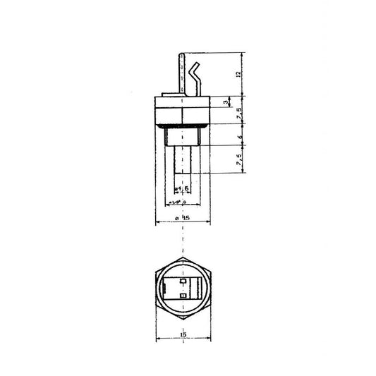 Sonda di temperatura ricambio compatibile 39805620 per caldaie Ferroli