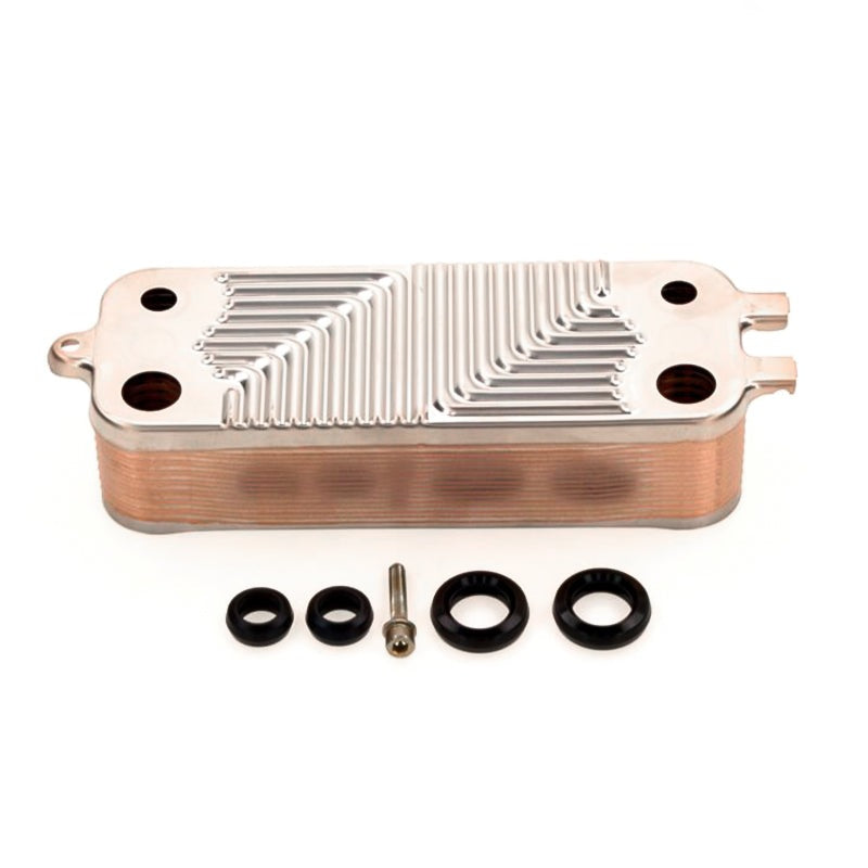Scambiatore di calore a piastre 87167719870 ricambio originale per caldaie Junkers Bosch