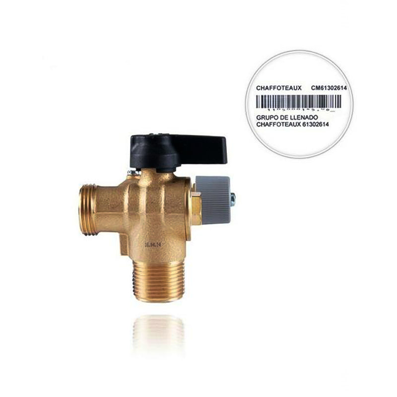 Rubinetto di ritorno riscaldamento CM61302614 ricambio compatibile per caldaie Chaffoteaux