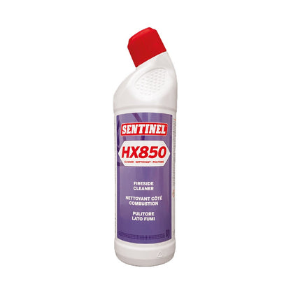 Sentinel HX850 Pulitore Lato Fumi dei residui della combustione, flacone da 1 litro HX850SQ-12X1L-EXPA